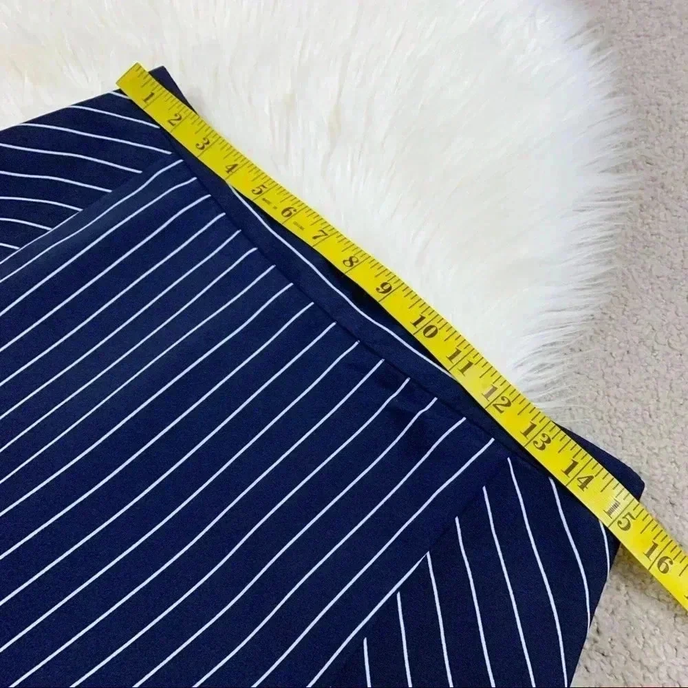 NWT J. Crew Pinstripe Swing Skirt